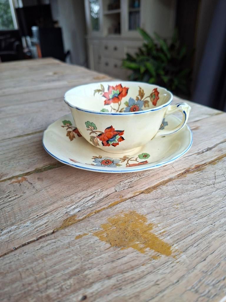 Royal Venton Ware Kop en Schotel Art Deco, Ophalen of Verzenden