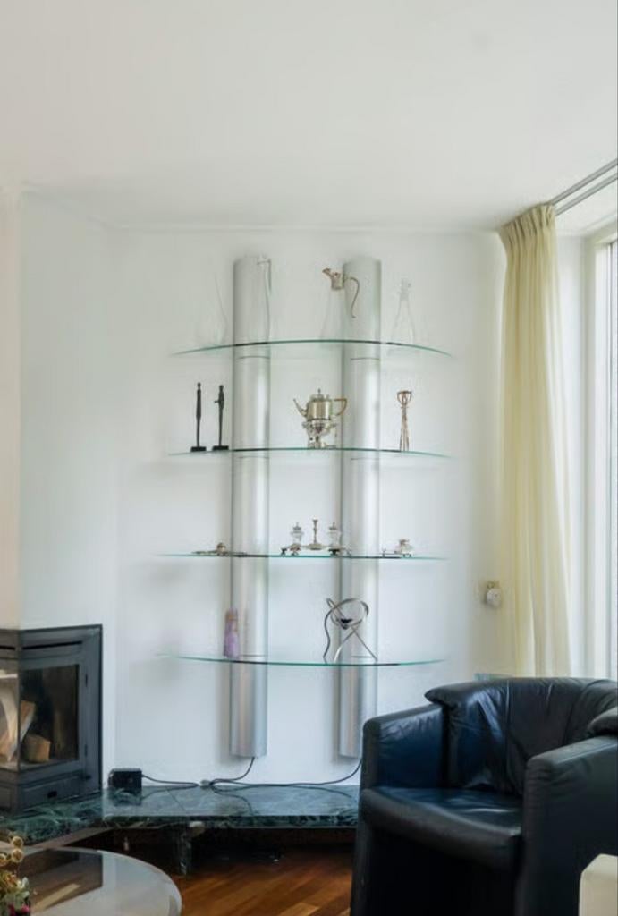 Vitrinekast Merk Matrix met LED verlichting en glasplaten, Huis en Inrichting, Kasten | Vitrinekasten, 150 tot 200 cm, 50 tot 100 cm