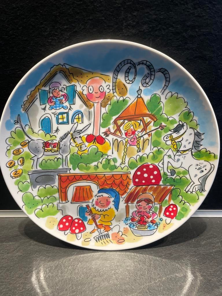 Efteling Blond Amsterdam Ontbijtbord, Ophalen of Verzenden, Zo goed als nieuw, Gebruiksvoorwerp