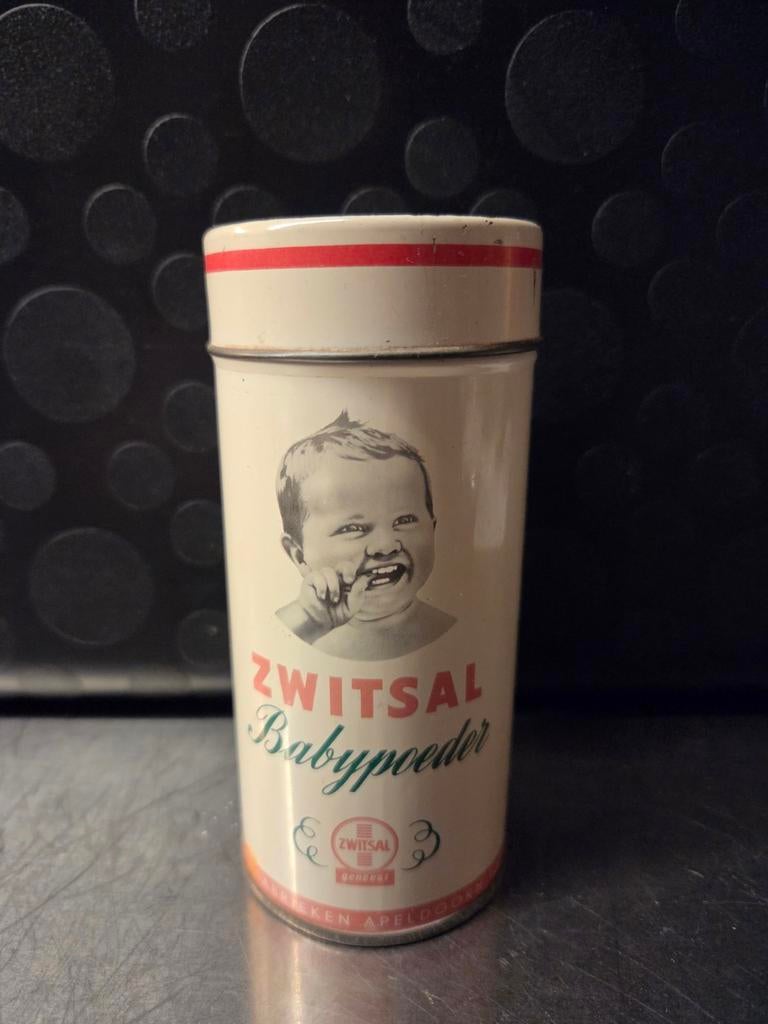 Vintage Zwitsal Babypoeder Bus - Apeldoorn, Ophalen of Verzenden, Gebruikt, Gebruiksvoorwerp