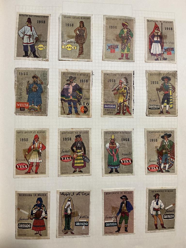 Lucifermerken uit 1958, Ophalen of Verzenden, Gebruikt, Luciferdoosjes of -merken