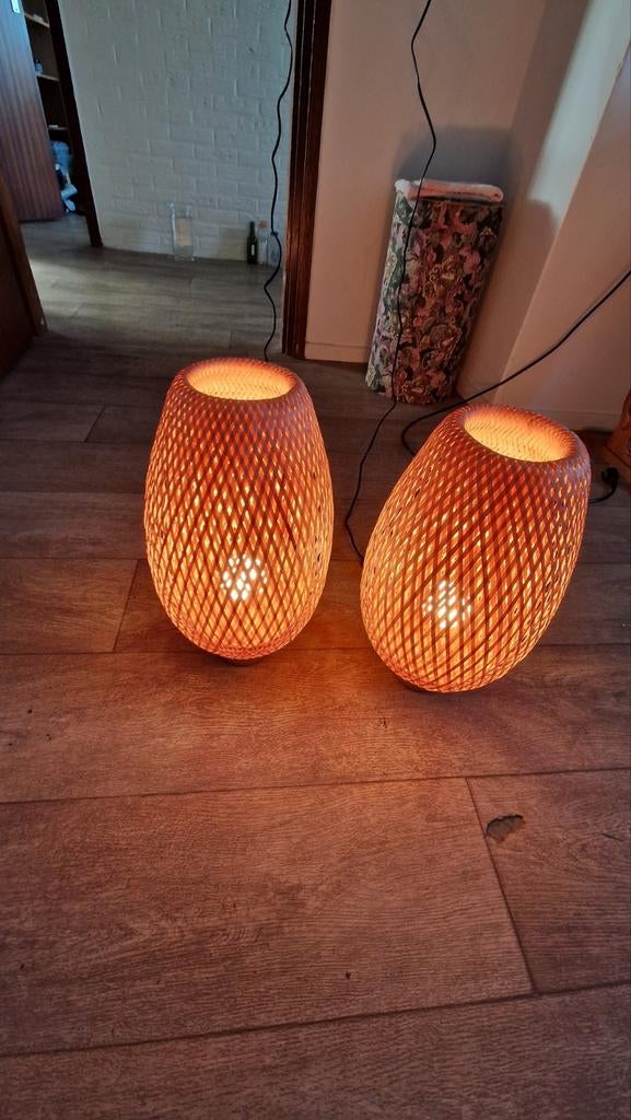 Twee sfeervolle lampen, Gebruikt, Onbekend, Ophalen of Verzenden, Onbekend