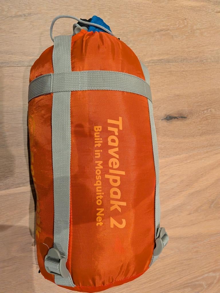 Travelpak 2 Slaapzak met Muskietennet - Zo goed als nieuw, Ophalen of Verzenden, Zo goed als nieuw