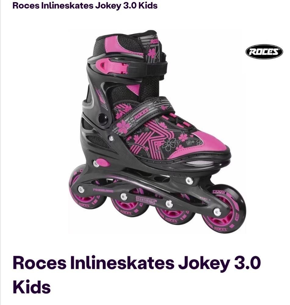 Nieuw in doos,Roces Jokey verstelbare skates mt 38 tm 41, Ophalen of Verzenden, Verstelbaar, Nieuw, Roces