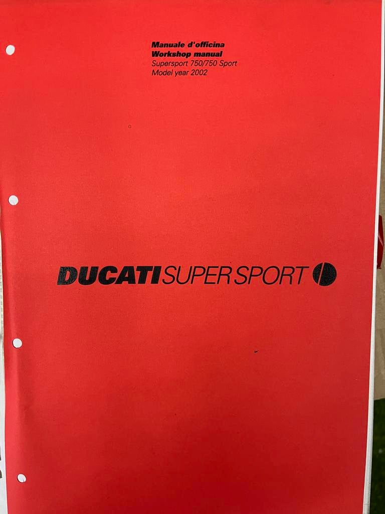 Werkplaatshandboek Ducati SuperSport 750/750 Sport (2002), Ophalen of Verzenden, Ducati