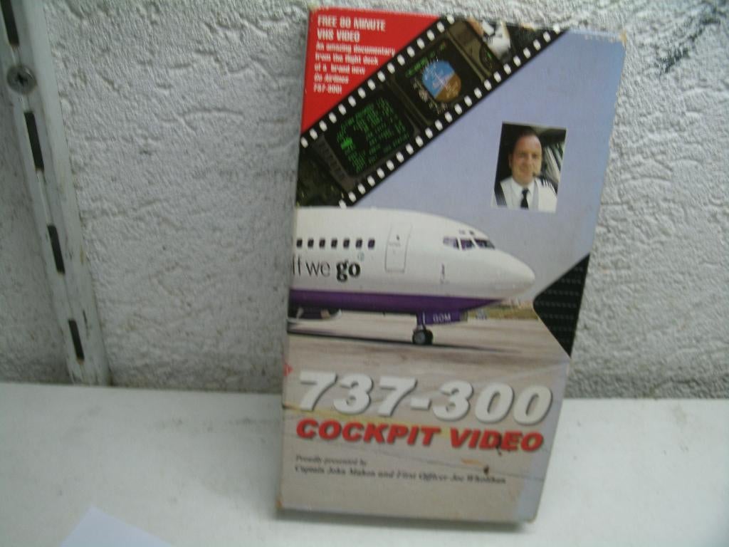 vhs 145b cockpit video 737-300, Alle leeftijden, Ophalen of Verzenden, Zo goed als nieuw, Actie en Avontuur