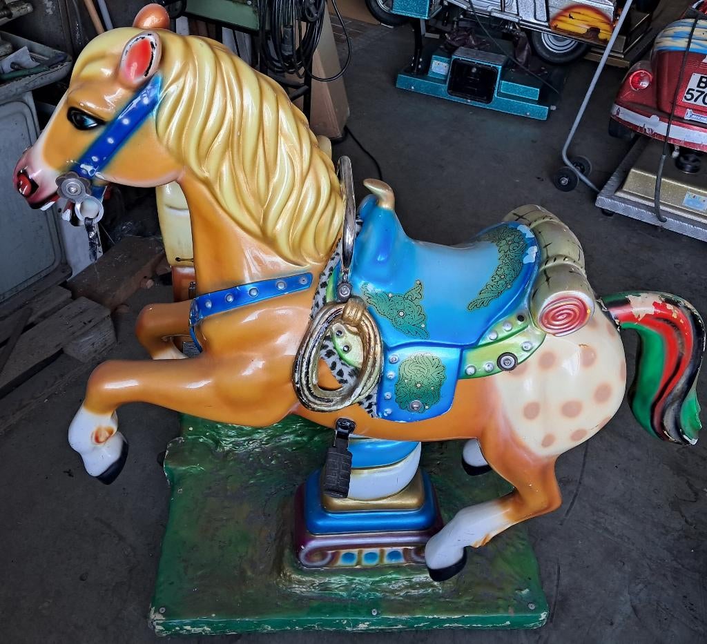 Kiddy ride Cogan Paard, Verzamelen, Automaten | Overige, Ophalen, Gebruikt