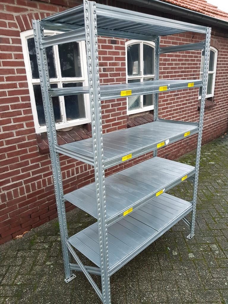 Metalsistem stelling 40cm diep/Legbord stelling/stelling, Ophalen, Gebruikt