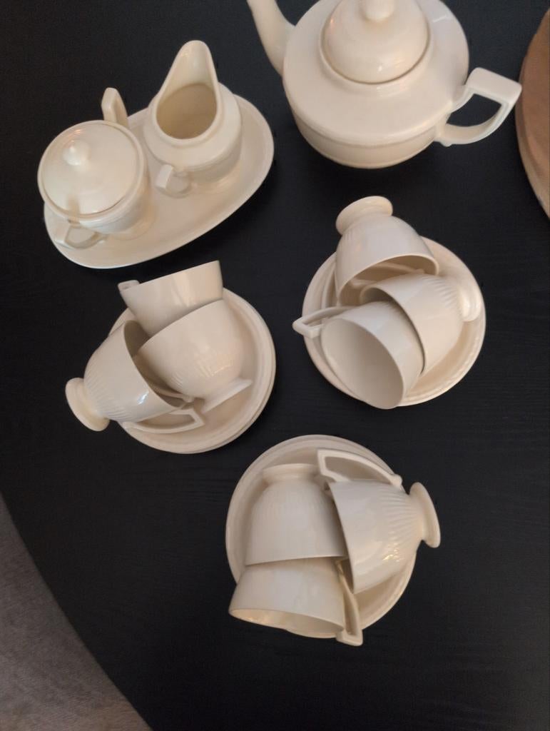 Heb alles compleet 9 delig Recamier servies nieuw, Ophalen of Verzenden, Nieuw, Aardewerk, Overige stijlen