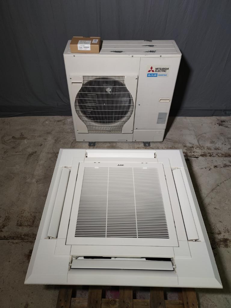12,5 kW Mitsubishi Electric cassette airco PLA-RP100EA, Koelen en Ontvochtigen, Verzenden, Timer, 3 snelheden of meer