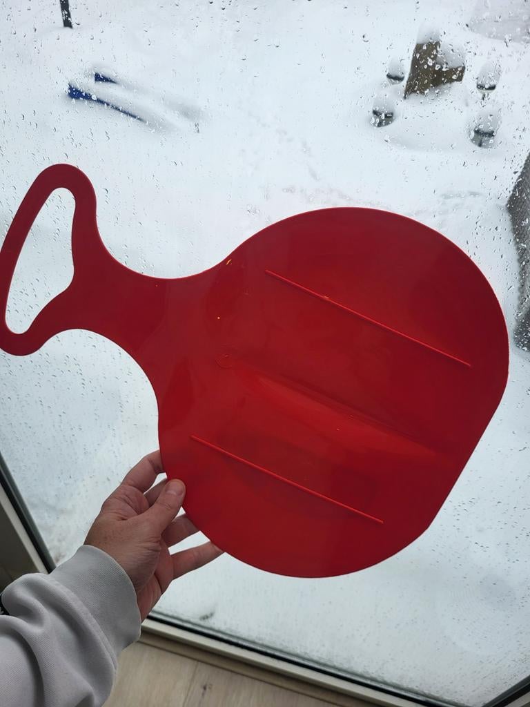 Pannenkoek slee kontslee nieuw blauw of rood op=op, Ophalen of Verzenden, Nieuw, Overige instrumenten