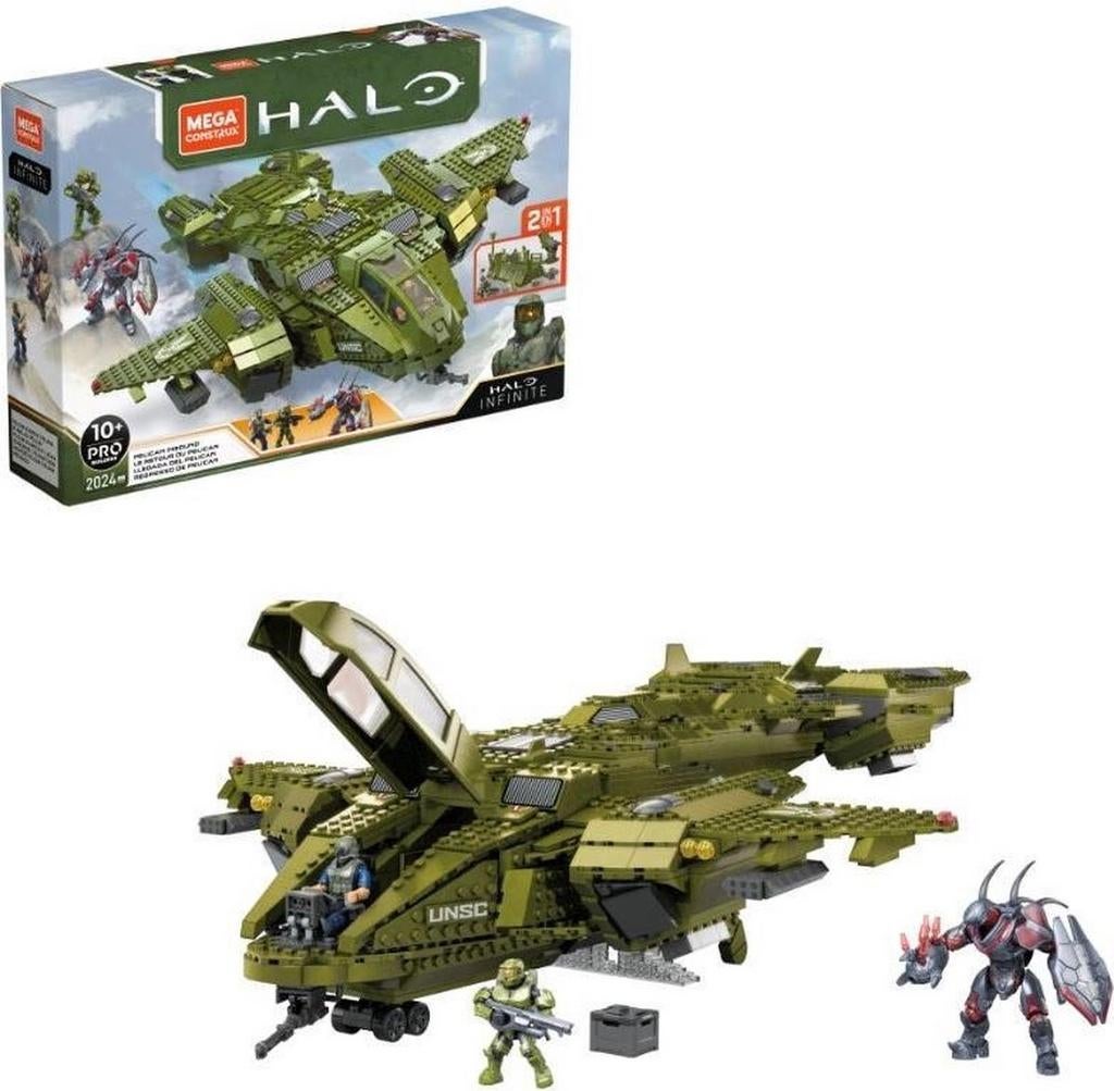 Halo Infinite Mega Bloks Pelican Inbound nieuw in doos, Ophalen of Verzenden, Nieuw