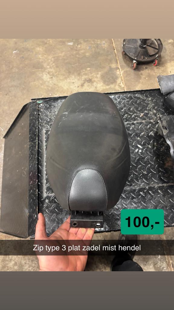 Zip type 1/2/3 plat zadel duo, Ophalen of Verzenden