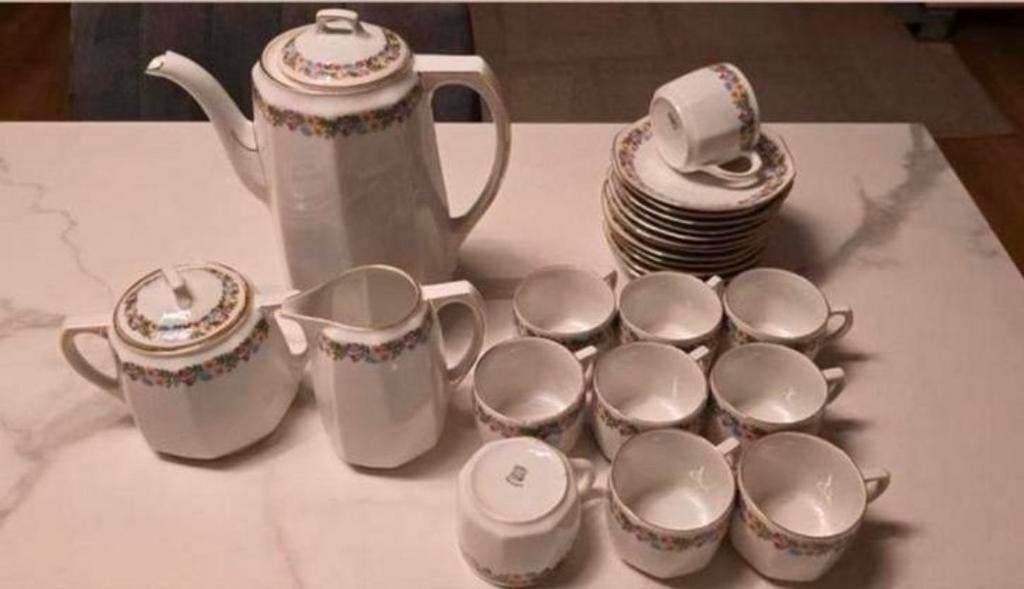 Weimar porselein koffie set, Ophalen of Verzenden