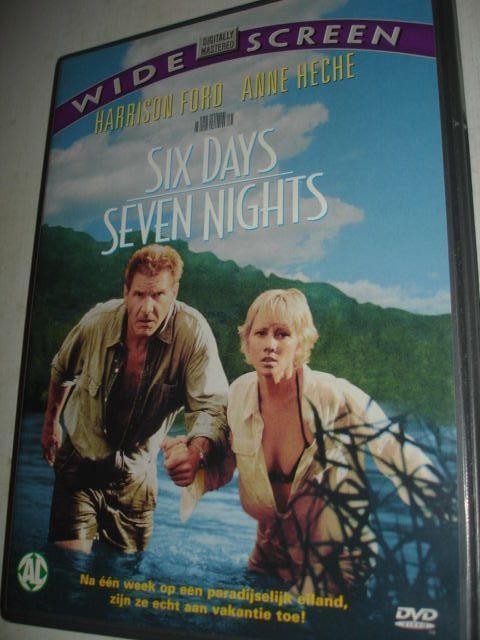 Six Days Seven Nights- Harrison Ford, Anne Heche- 1998-NIEUW, Verzenden, Alle leeftijden, Drama, 1940 tot 1960