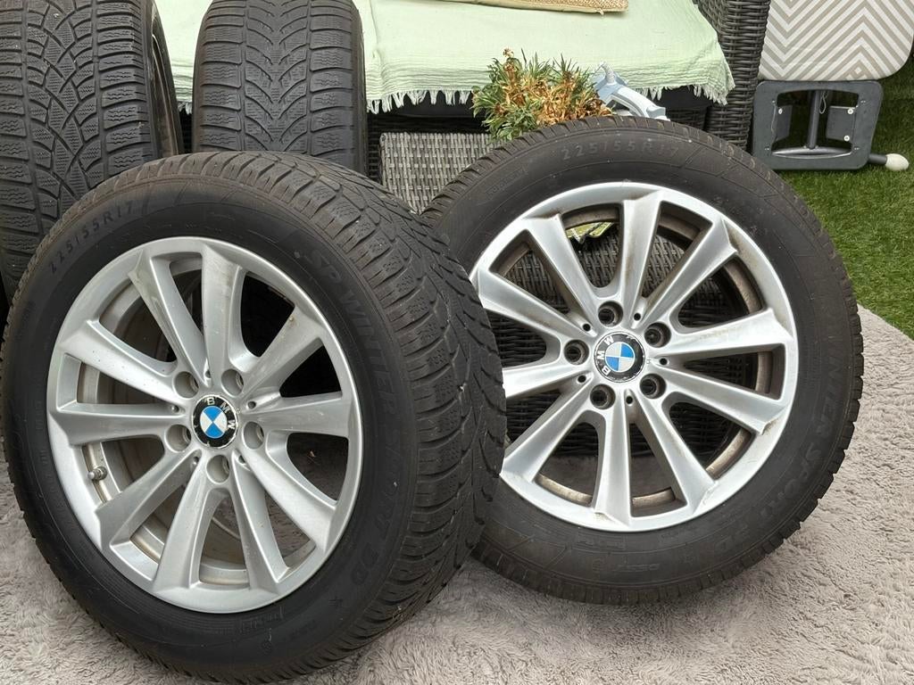 BMW F11 Winterbanden Runflat 225/55R17, Ophalen, Gebruikt, 17 inch, Winterbanden