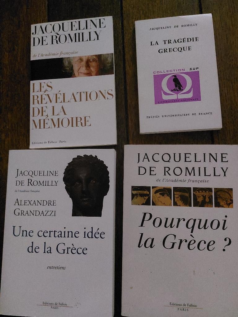Jacqueline de Romilly: la tragédie grecque+les révélations, Boeken, Geschiedenis | Wereld, Zo goed als nieuw, Europa, 14e eeuw of eerder