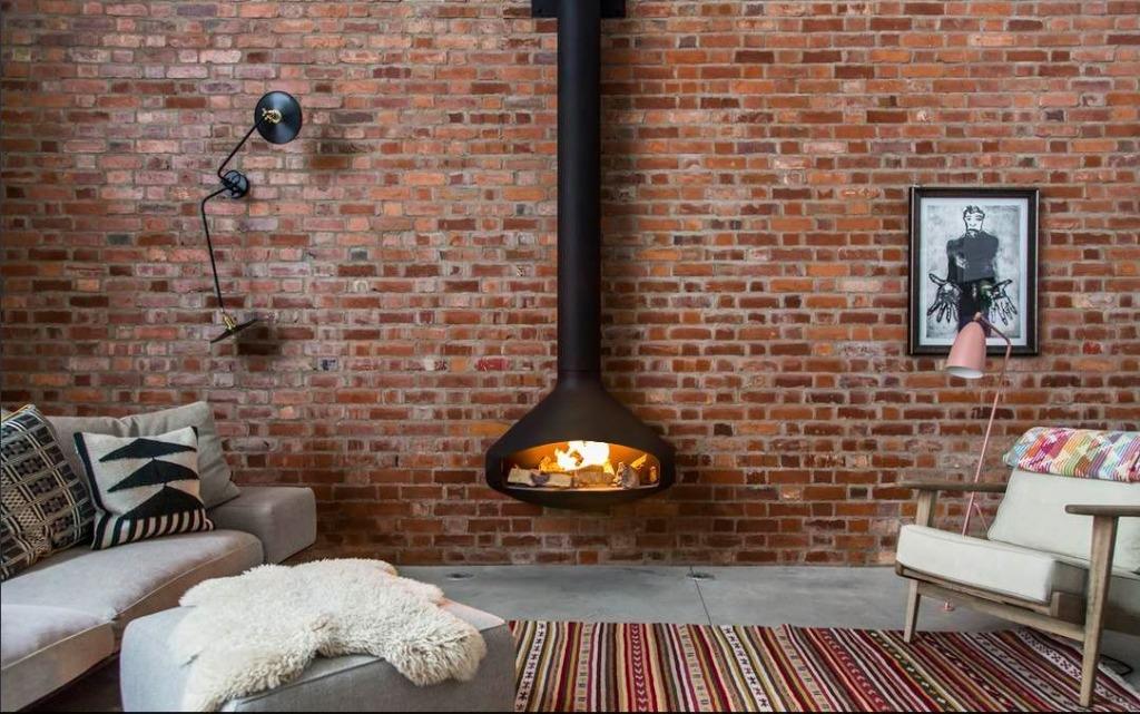 Focus Paxfocus openhaard, Ophalen of Verzenden, Zo goed als nieuw, Hangende haard, Houthaard