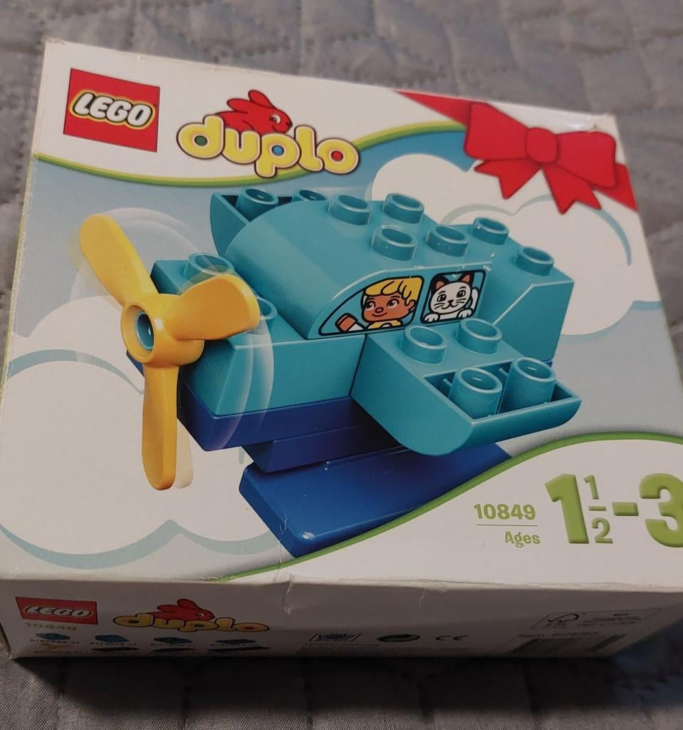 Lego Duplo 10849 Vliegtuig, Ophalen, Zo goed als nieuw, Complete set, Duplo