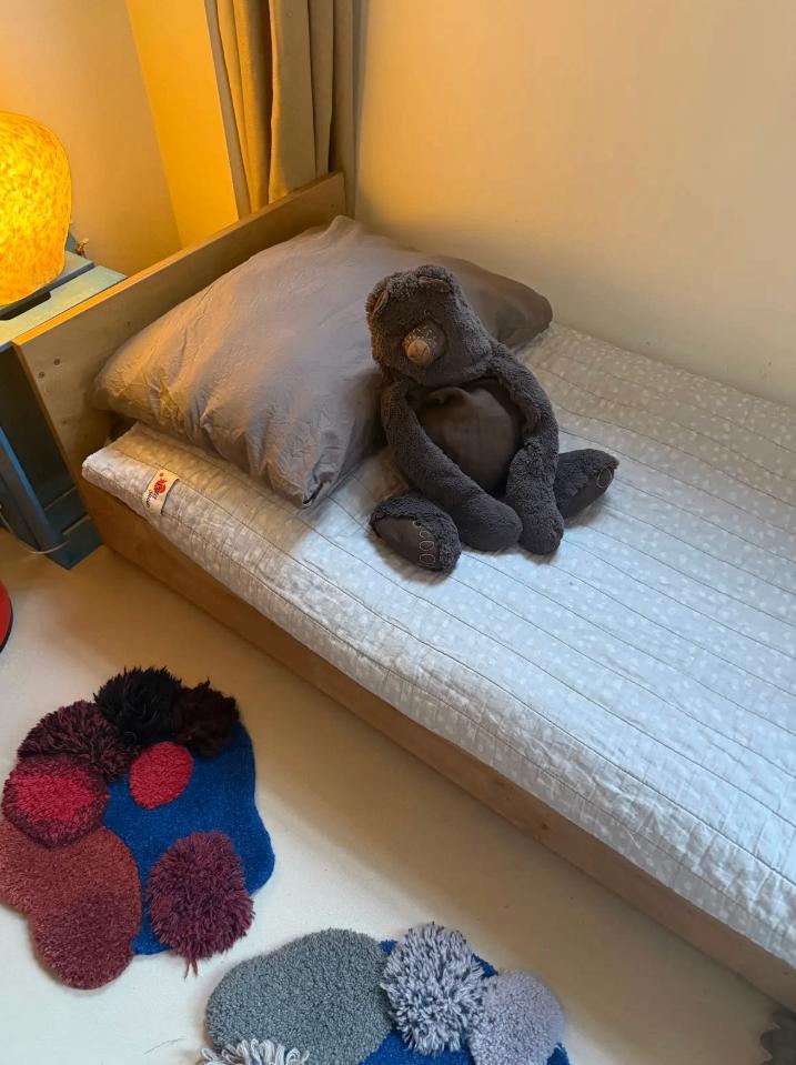Kinderbed + Aerosleep Matras 140x70, 70 tot 85 cm, Zo goed als nieuw, Minder dan 140 cm, Ophalen