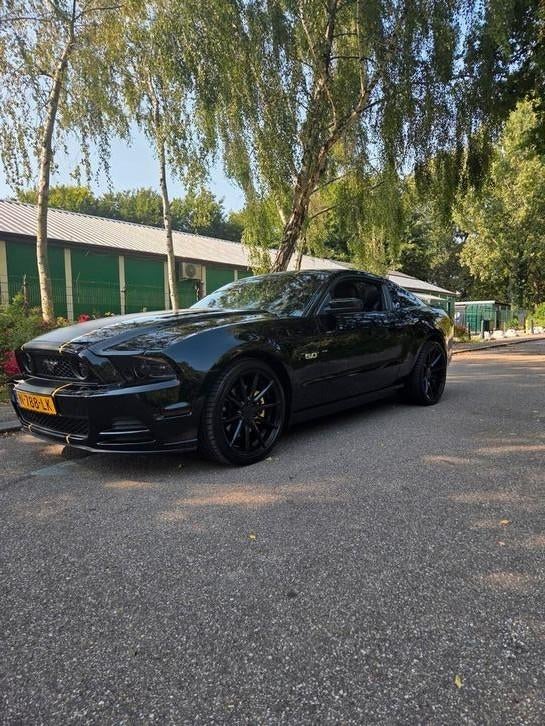 Ford  Mustang 5.0 V8, Auto's, Ford, Mustang, Airbags, Benzine, Coupé, Automaat, Geïmporteerd, Zwart, Zwart, Achterwielaandrijving
