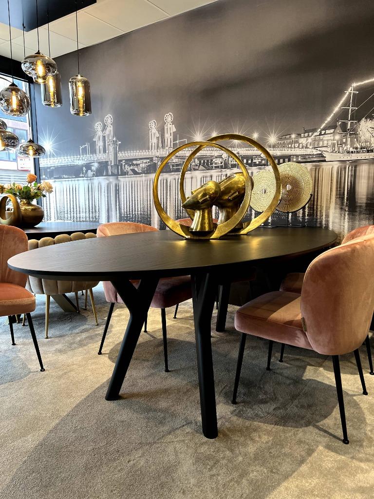 Eettafel Ovaal BKS 240 cm, BKS / Richmond interiors, 100 tot 150 cm, Eikenhout, Ophalen of Verzenden