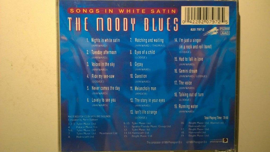 The Moody Blues - Songs In White Satin, Ophalen of Verzenden, Zo goed als nieuw