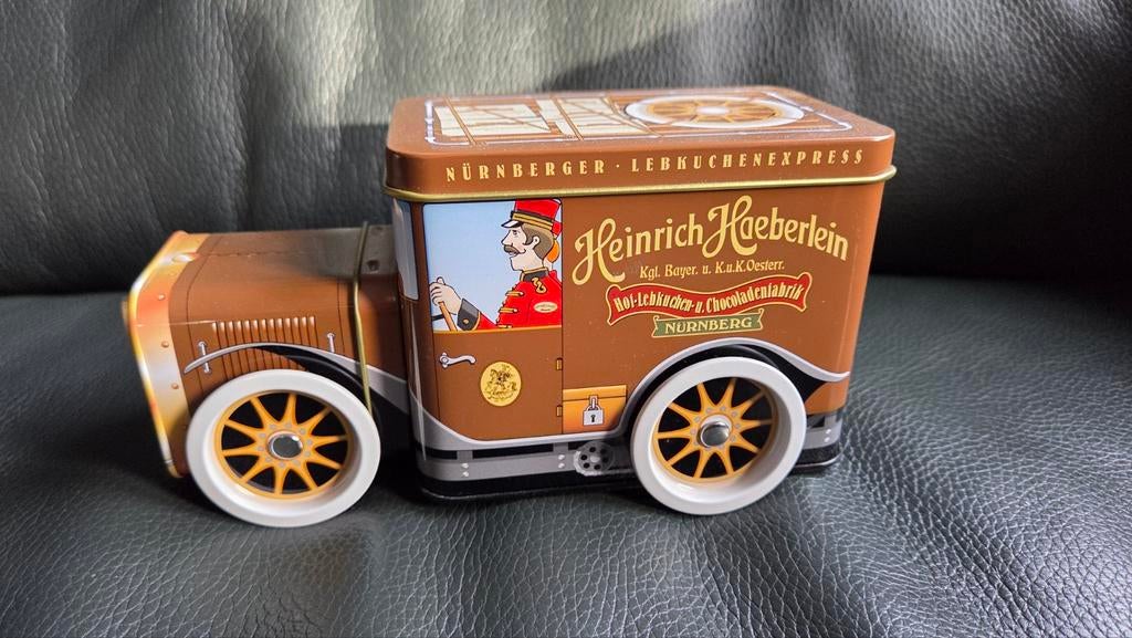 Vintage Blikken Auto Speelgoed - Heinrich Haeberlein, Verzamelen, Ophalen, Gebruikt, Overige