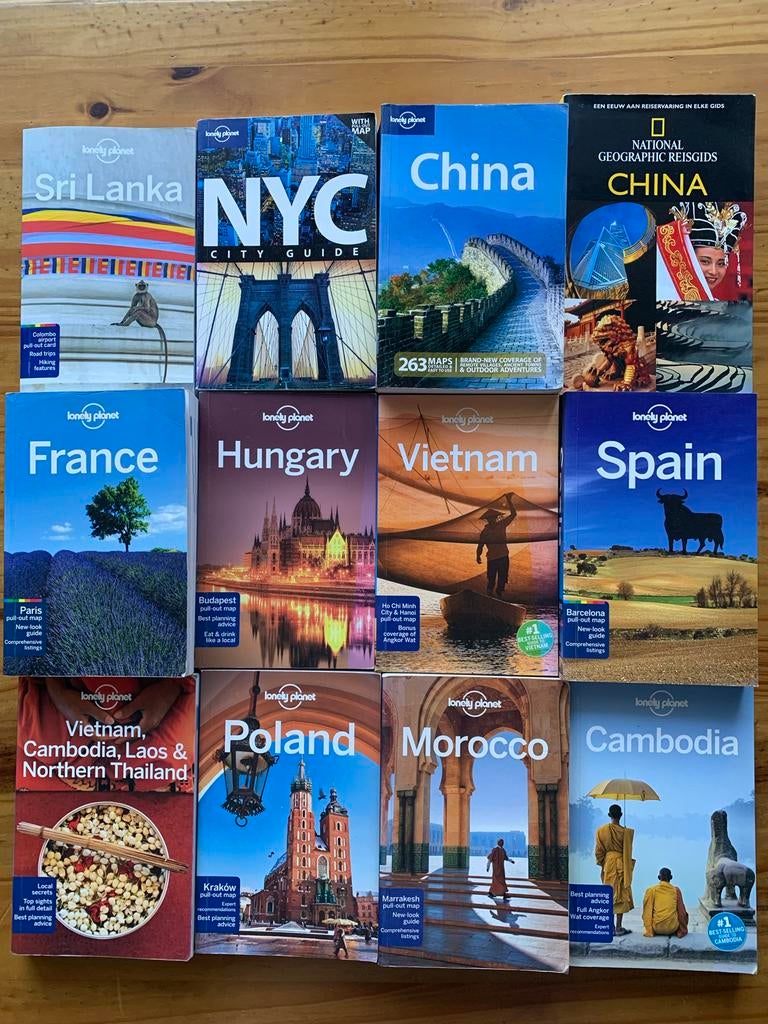 Lonely Planet Reisgidsen Collectie, Boeken, Reisgidsen, Zo goed als nieuw, Reisgids of -boek, Azië, Lonely Planet, Budget, Ophalen of Verzenden