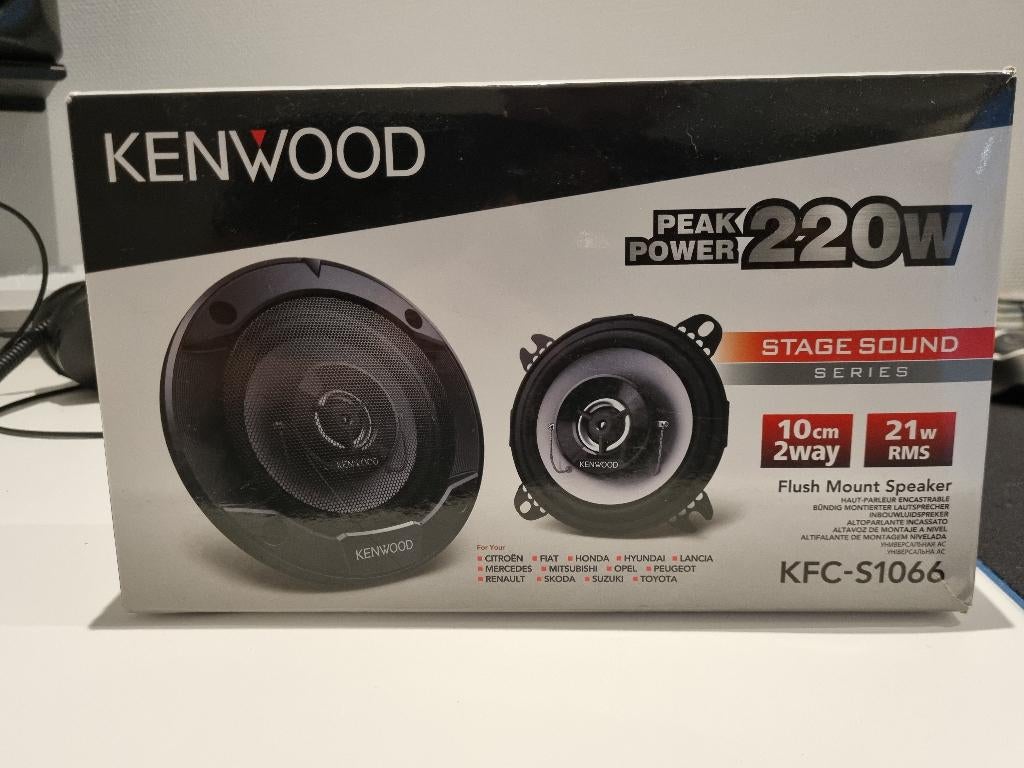 Kenwood KFC-S1066 – 10cm Autoluidsprekers – Nieuw, Ophalen, Nieuw, BMW