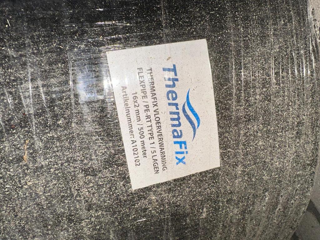 Thermafix Vloerverwarming 16x2mm, Doe-het-zelf en Verbouw, Verwarming en Radiatoren, Ophalen, Minder dan 30 cm, Hoog rendement (Hr)