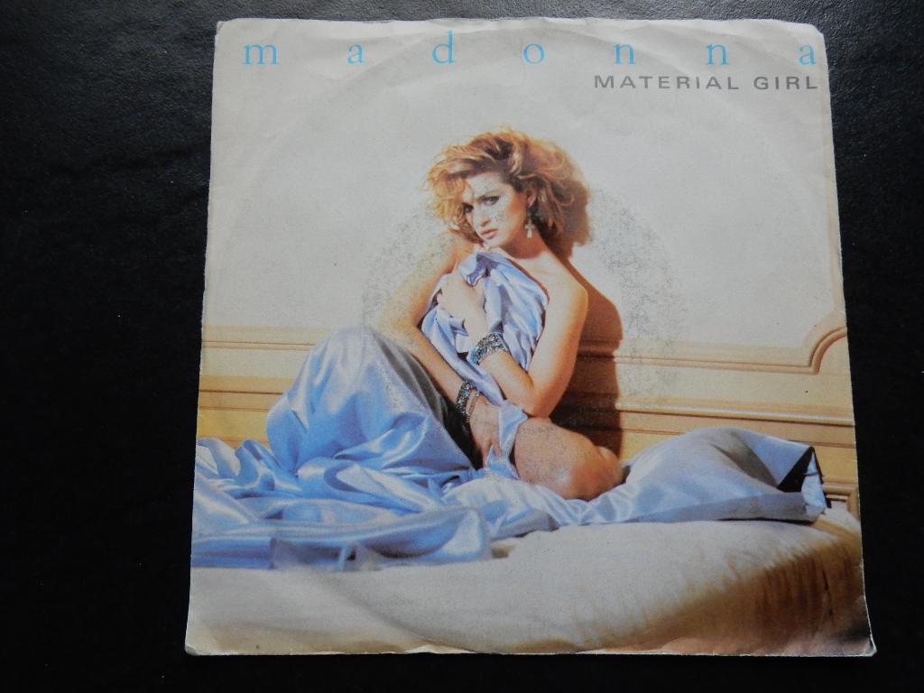 Madonna - Material girl, Cd's en Dvd's, Vinyl Singles, Ophalen of Verzenden, Zo goed als nieuw, Pop