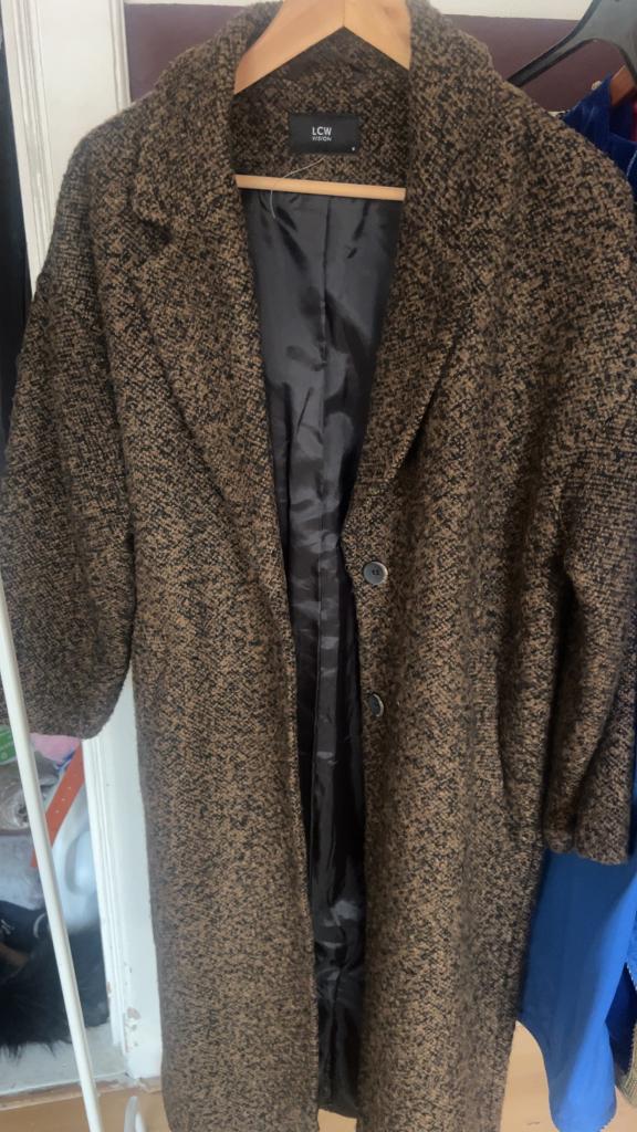 Mantel, Kleding | Dames, Verzenden, Zo goed als nieuw, Maat 36 (S), Bruin