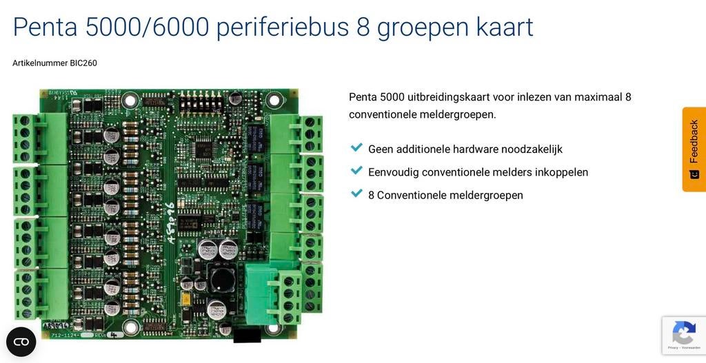 Hertek Bic 260, Ophalen of Verzenden, Zo goed als nieuw, Detector, Sensor of Melder, Overige soorten