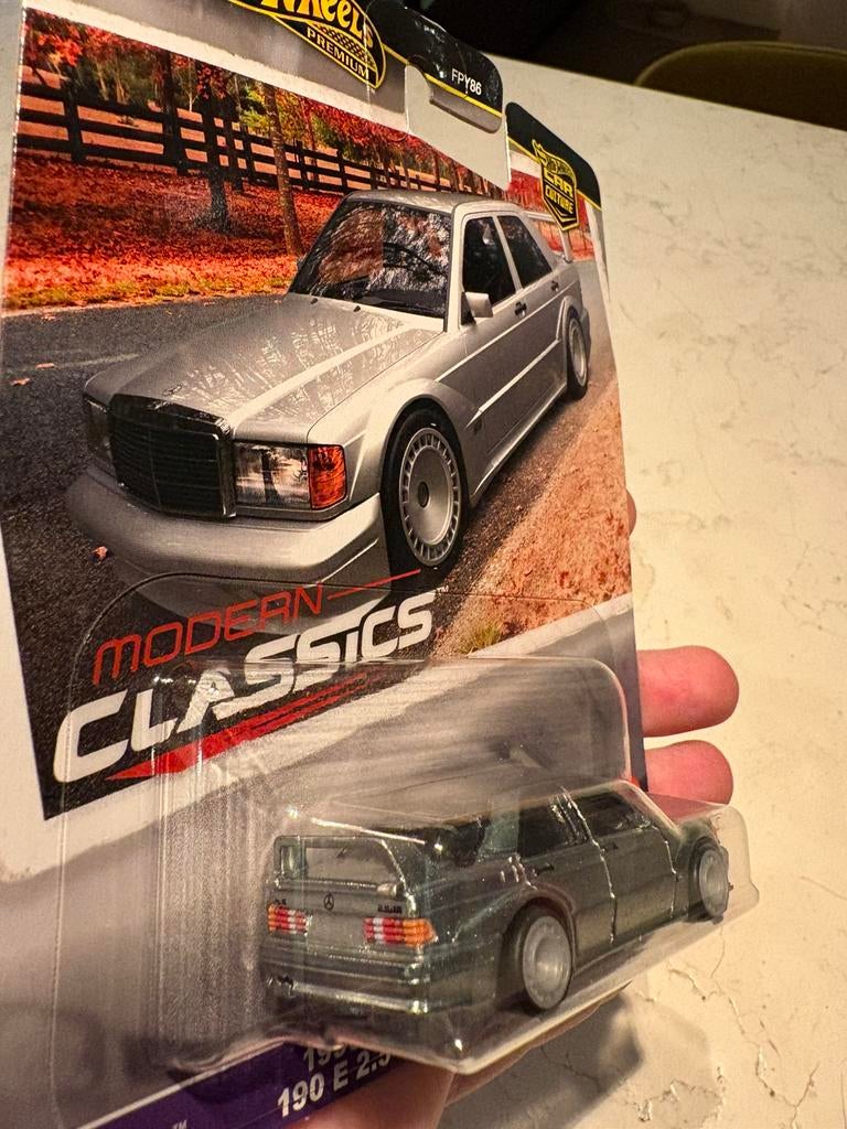 Hot Wheels Mercedes 190 E Evo 2, Ophalen of Verzenden, Zo goed als nieuw, Auto