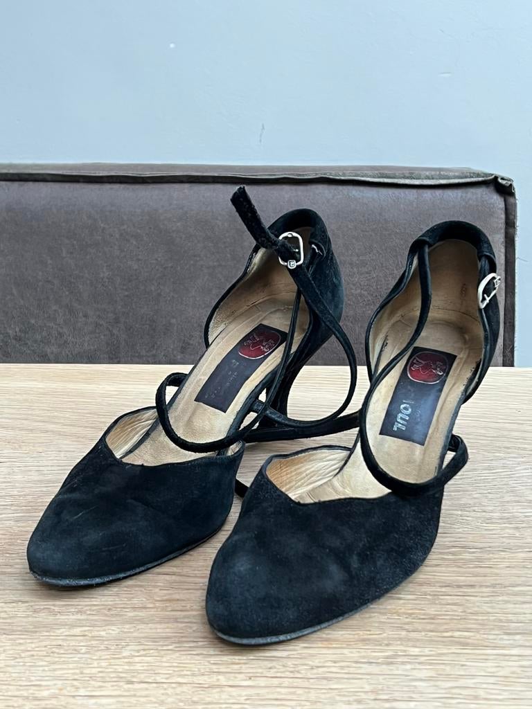 Tango dansschoenen, Zwart, Dansschoenen, Ophalen of Verzenden, Zo goed als nieuw