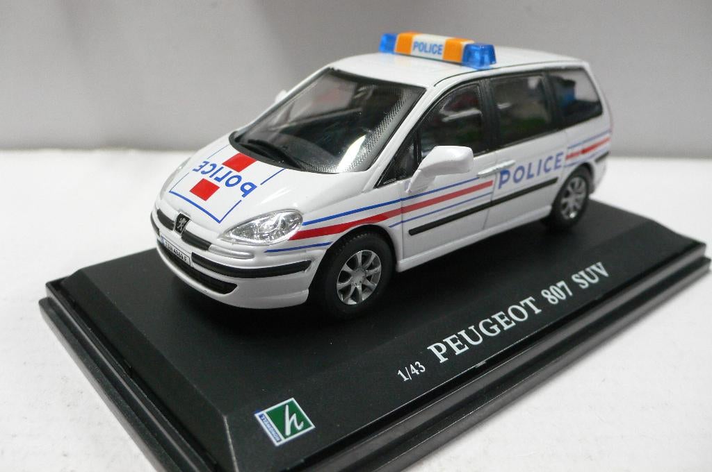 peugeot 807 suv - police-  1/43, Hobby en Vrije tijd, Modelauto's | 1:43, Verzenden, Nieuw, Auto, Overige merken