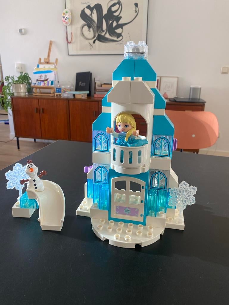 Duplo Frozen ijskasteel 2+, Ophalen, Gebruikt, Poppenhuis