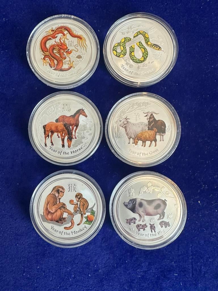 Lunar 2. Color 1 oz zilver, Ophalen of Verzenden, Zilver