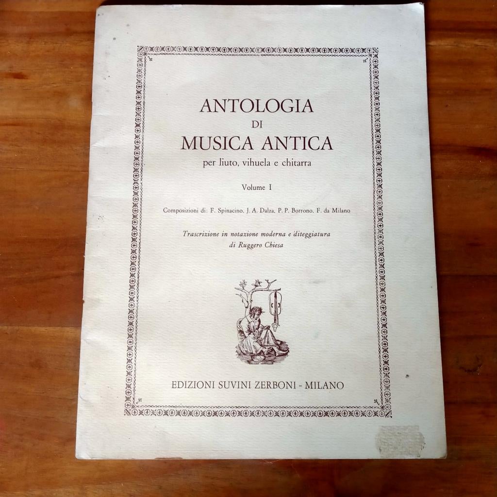 Antologia di Musica Antica: Luit, Gitaar & Viool Bladmuziek, Ophalen of Verzenden, Les of Cursus, Gitaar