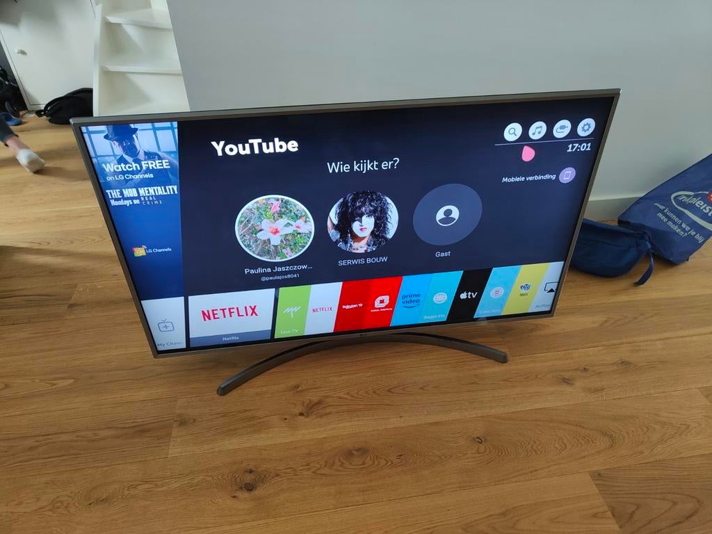49 inch LG 4k ultra HD smart tv., Ophalen, 100 cm of meer, 4k (UHD), Gebruikt