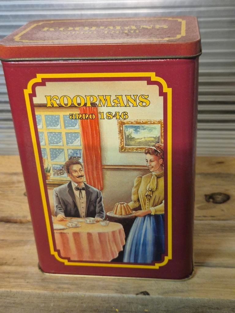 Koopmans blik, Ophalen of Verzenden, Gebruikt, Overige