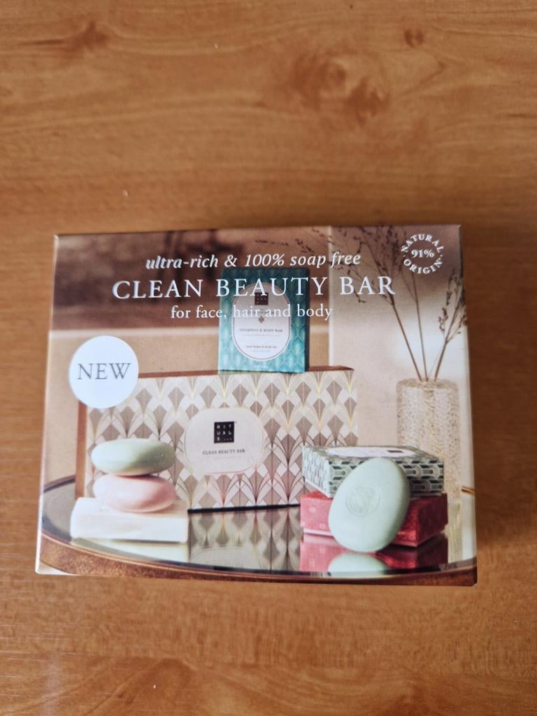 RITUALS CLEAN BEAUTY BAR FOR FACE HAIR EN BODY, Ophalen of Verzenden, Nieuw, Bad & Douche