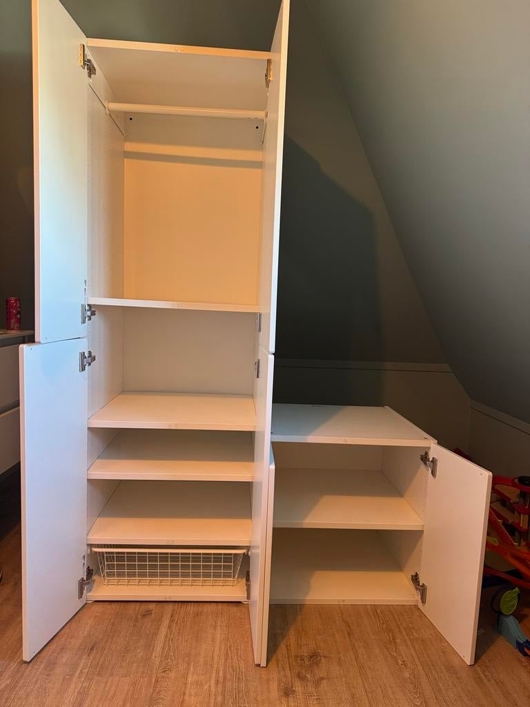 IKEA Platsa kast met 2 delen, Huis en Inrichting, Kasten | Kledingkasten, Ophalen, Overige materialen, Gebruikt, 100 tot 150 cm