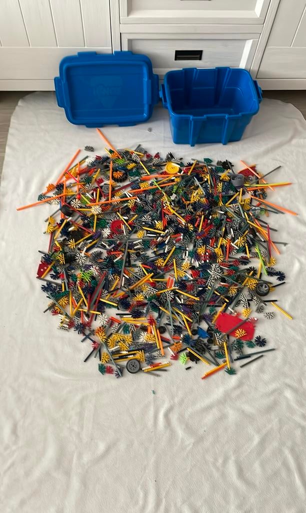 Volle xl bak met knex, Ophalen of Verzenden, Gebruikt, K'nex