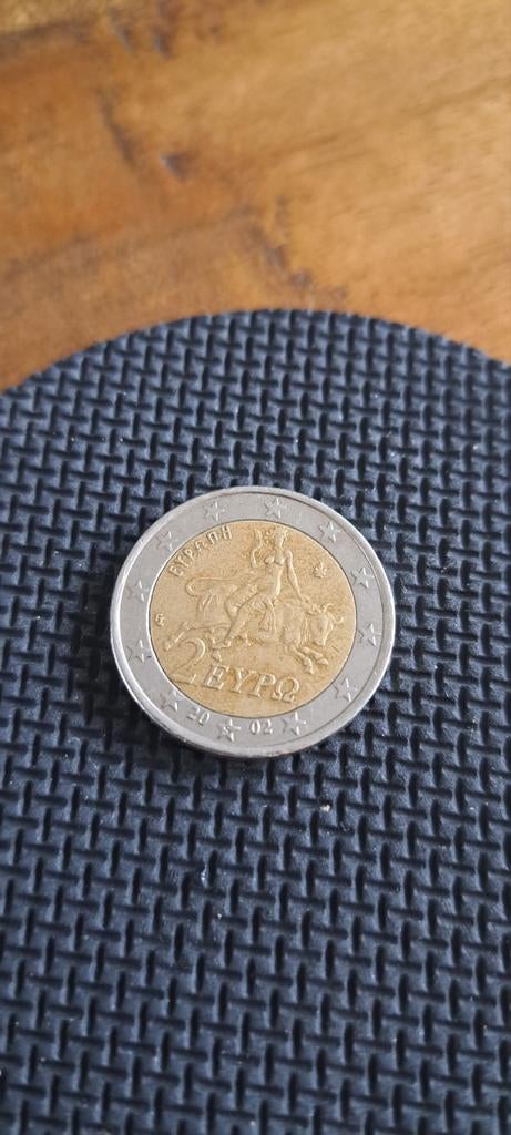 Griekse munt 2 euro zeldzame, Postzegels en Munten, Munten | Europa | Euromunten, Ophalen of Verzenden, Griekenland, 2 euro