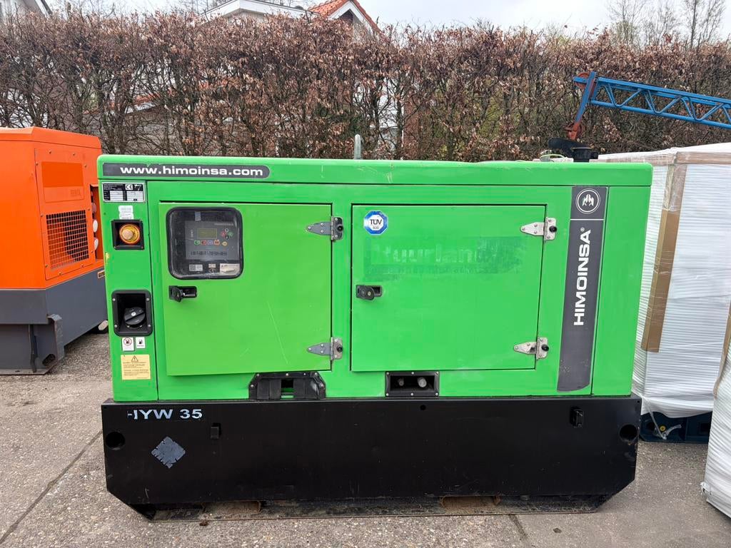 Himoinsa 35 kVA aggregaat yanmar, Ophalen of Verzenden, Zo goed als nieuw, Dieselolie