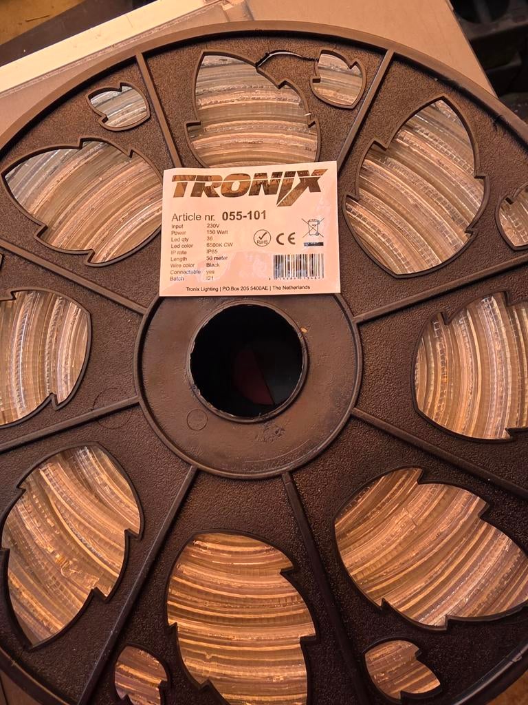 Lichtslang Led 230V 6500K IP65 50mtr Tronix., Ophalen of Verzenden