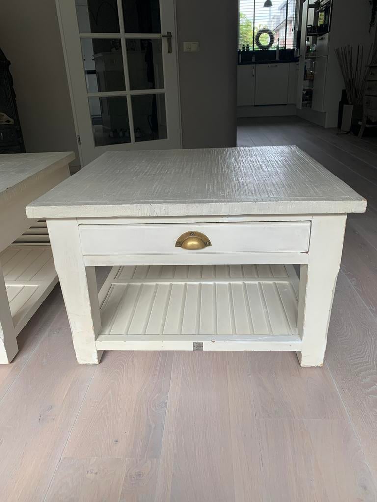 Riviera Maison salontafel Stewart Island, Ophalen, 50 tot 100 cm, Vierkant, 50 tot 100 cm