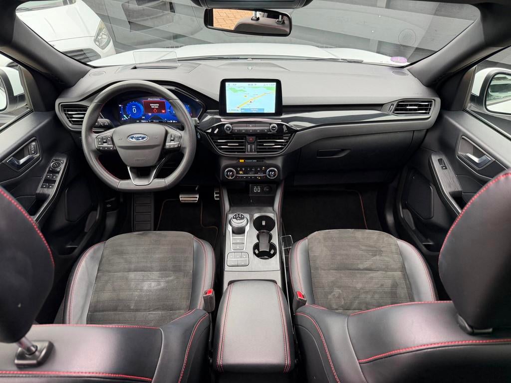 Ford KUGA 2.5 PHEV ST-Line X I PANO I HuD I B&O I Trekhaak, 14 kWh, Gebruikt, 4 cilinders, Wit